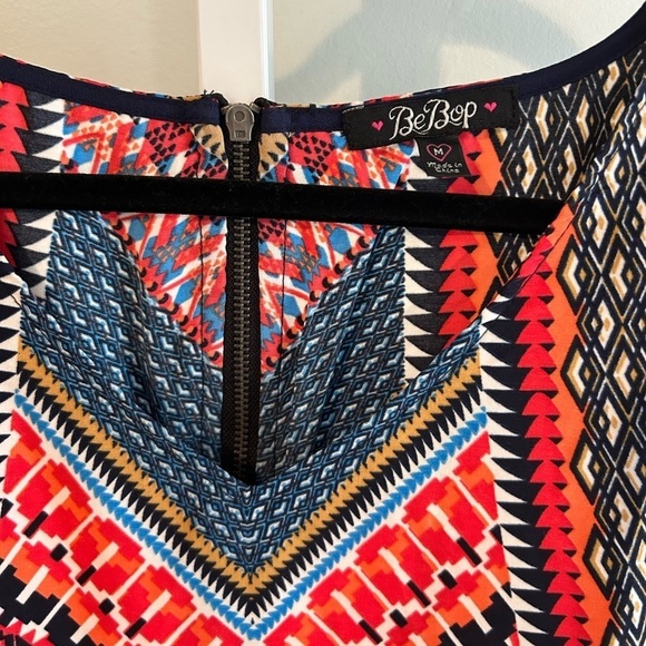 BeBop Geometric Pattern Tunic - Picture 3 of 5